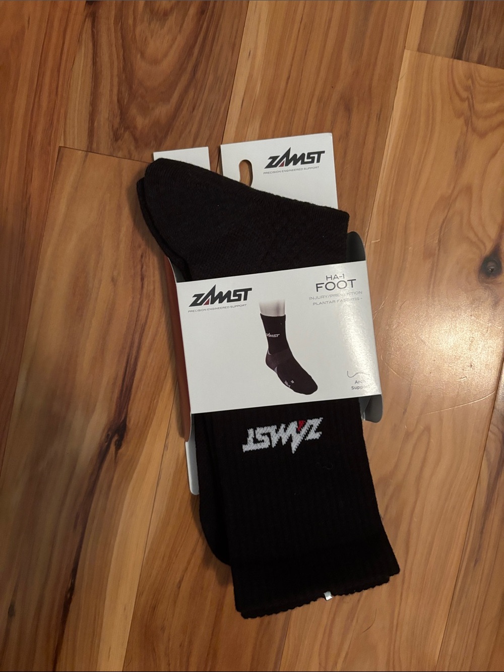 Sigma Beauty Black Crew Athletic Socks with White Logo